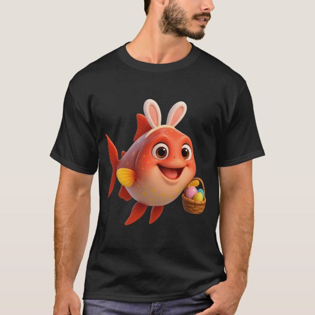 Camiseta Peixe Lua da Páscoa (Frente)