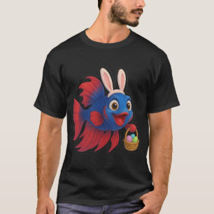 Camiseta Peixe-Luta de Páscoa