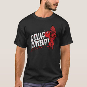 Camiseta Peixe Lutador Siamesa Combate Aquático