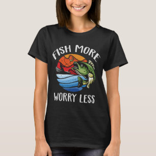 Camiseta Peixe Mais Preocupe Menos - Pescador - Pesca Diver