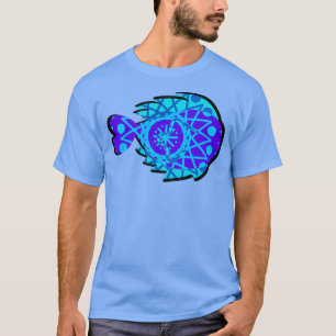 Camiseta Peixe Mandala Clássico TSirt
