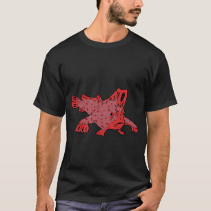 Camiseta peixe-mão-vermelho