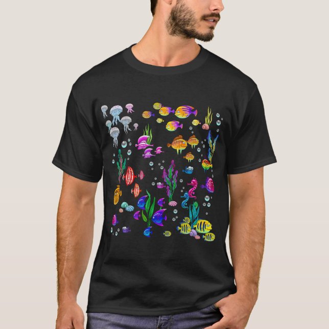 Camiseta peixe marinho (Frente)
