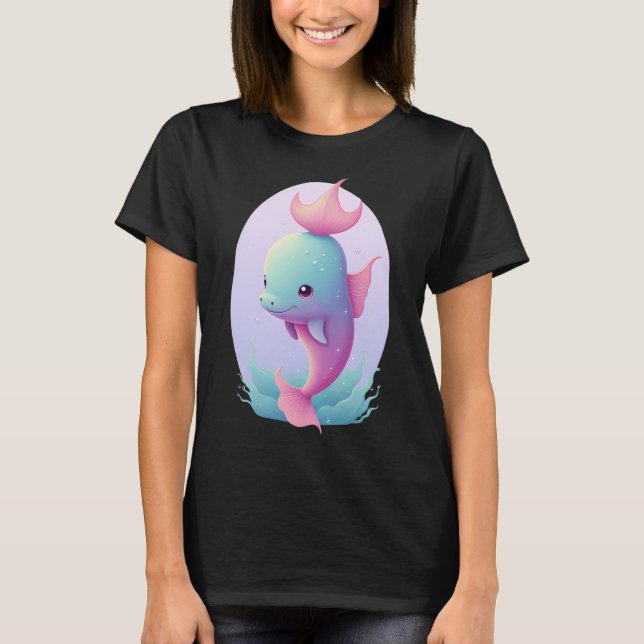 Camiseta Peixe Místico Kawaii (Frente)