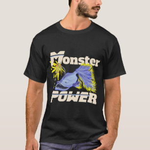 Camiseta peixe monstro