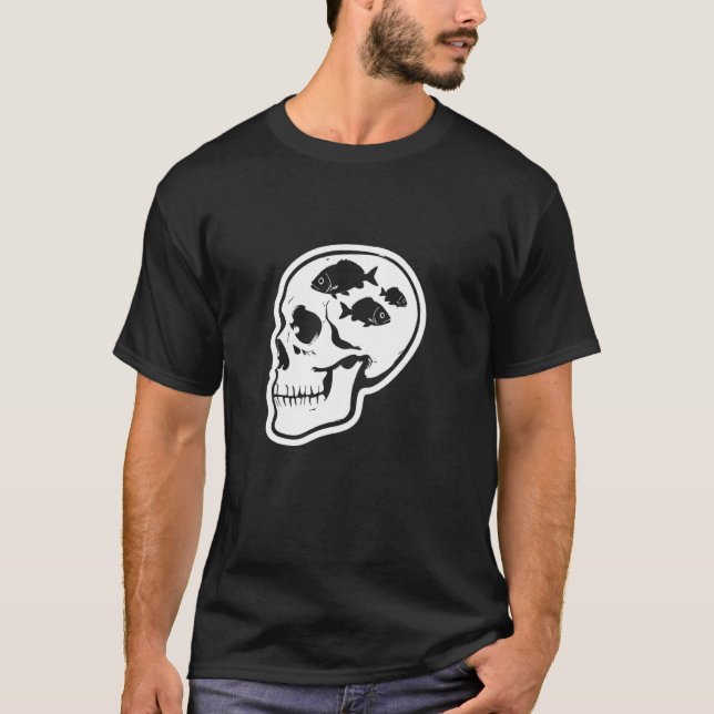 Camiseta Peixe na Cabeça, Moletom de Pescador, Pes (Frente)