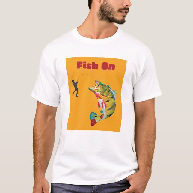 Camiseta Peixe na Rede  (Frente)