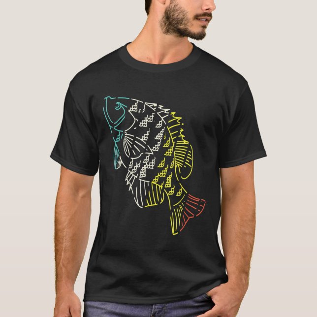 Camiseta Peixe Nadar Bluegill (Frente)