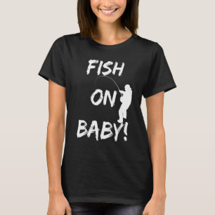 Camiseta Peixe no Bebê Acessórios de Pesca Divertidos ao