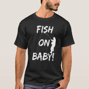 Camiseta Peixe no Bebê! Acessórios de Pesca Divertidos ao P