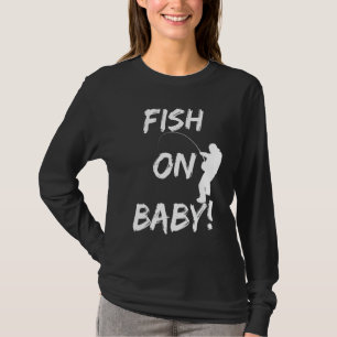 Camiseta Peixe No Bebê! Arte De Pesca Engraçada Na Pesca