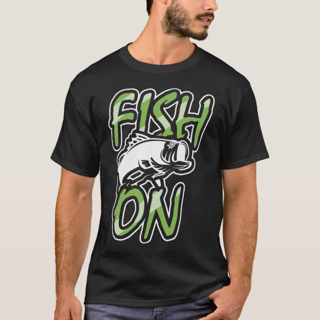 Camiseta Peixe no gancho (Frente)
