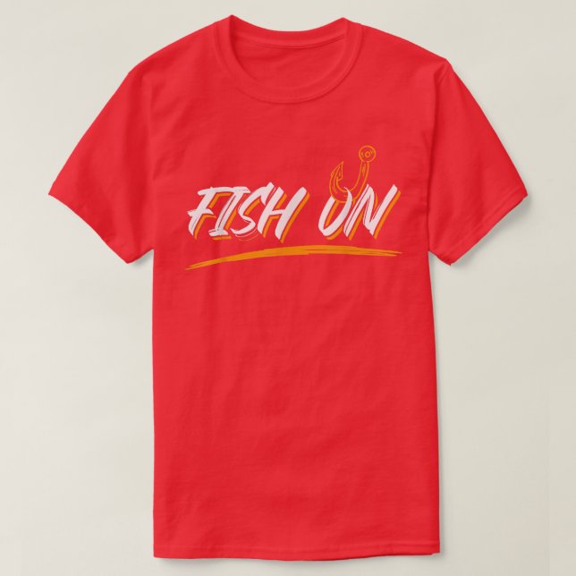Camiseta Peixe No Gancho (Frente do Design)