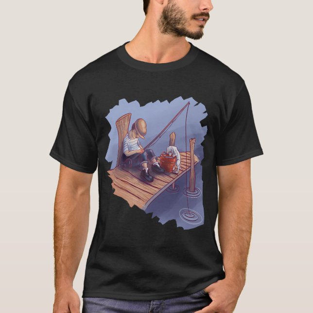 Camiseta Peixe no tom de Bass (Frente)