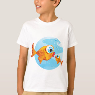 Camiseta PEIXE - Oliva e picada: