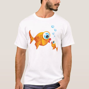 Camiseta PEIXE - Oliva e picada: