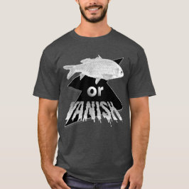 Camiseta Peixe ou Tee Gráfico de Desaparecer - Bella e Canv