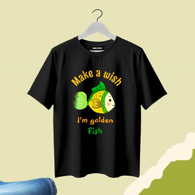 Camiseta peixe ouro (Criador carregado)