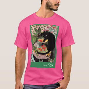 Camiseta Peixe-Ouro De Matisse E Um Gato