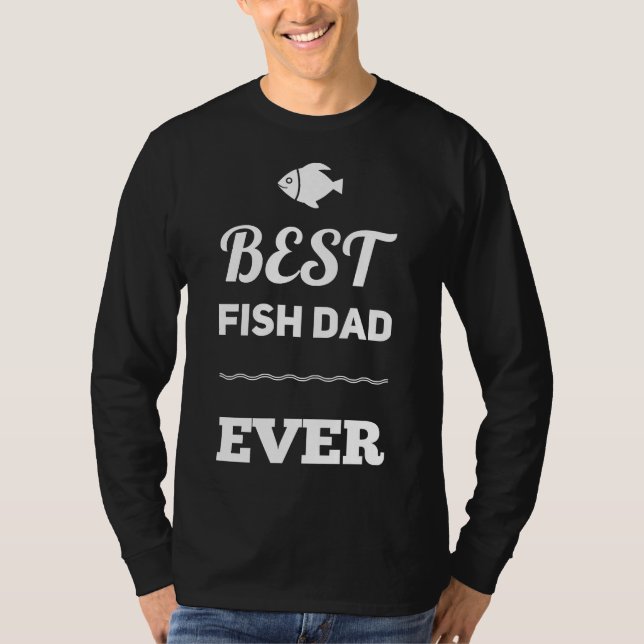 Camiseta Peixe Pai De Peixe Melhor Mantendo Aquário Aquaris (Frente)