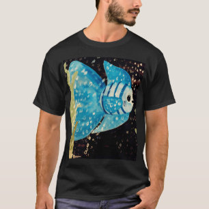 Camiseta Peixe-palhaço Azul