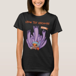 Camiseta Peixe-Palhaço Cavaleiro Fofo: Conheça sua Anêmona
