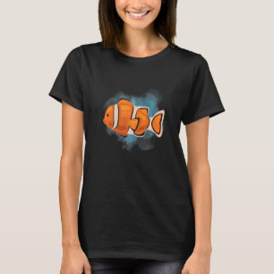 Camiseta Peixe Palhaço Criaturas do Oceano Profundo e Vida 