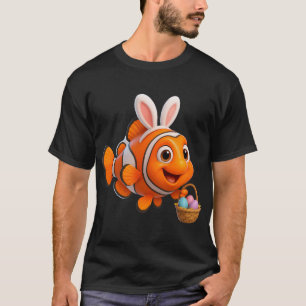 Camiseta Peixe-palhaço de Páscoa