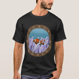 Camiseta Peixe-palhaço e Anêmona do Mar