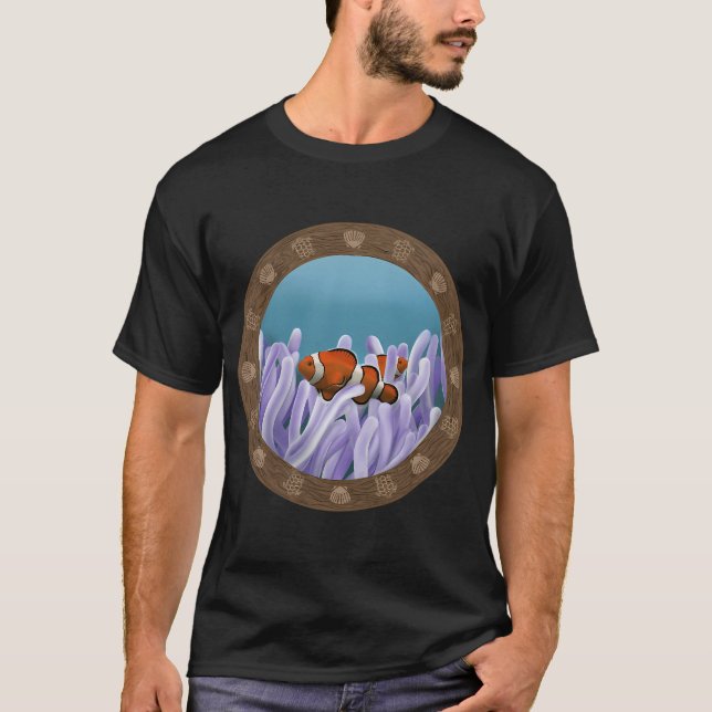 Camiseta Peixe-palhaço e Anêmona do Mar (Frente)