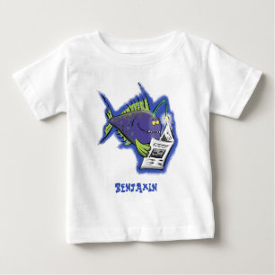 Camiseta Peixe-palhaço engraçado desenho animado