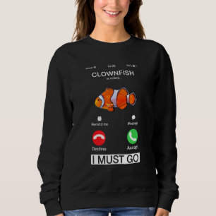 Camiseta Peixe-Palhaço Está Chamando Peixe-Anêmona Arte Nov