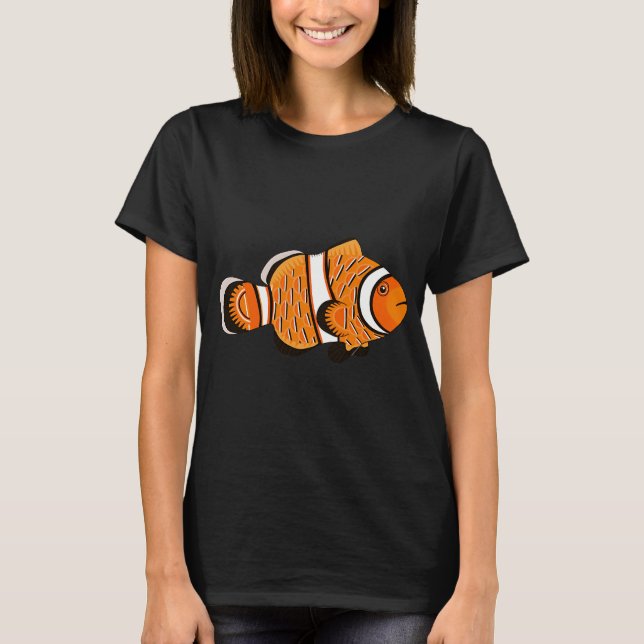 Camiseta Peixe-palhaço, estilo koinobori (Frente)