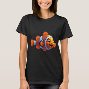 Camiseta Peixe palhaço feliz