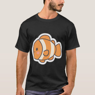 Camiseta Peixe Palhaço Kawaii