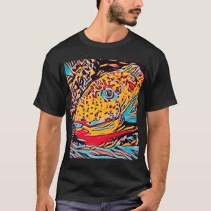 Camiseta Peixe Papagaio Bloco Impresso