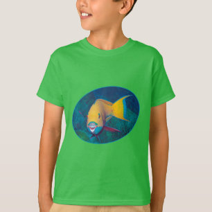 Camiseta Peixe-papagaio foto submarina - design fotográfico