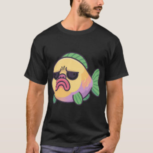 Camiseta Peixe Papagaio Meme - Engraçado