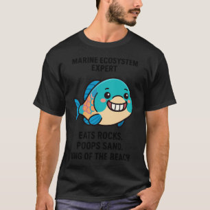 Camiseta Peixe Papagaio Meme - Peixe de Recife Engraçado