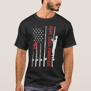 Camiseta Peixe-Pawpaw Legal do Reel Dia de os pais de Galin
