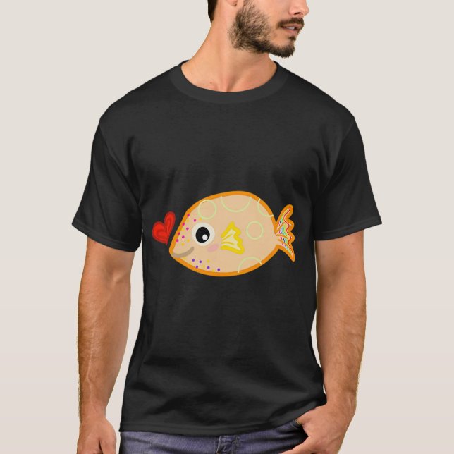 Camiseta peixe peçonha pequeno (Frente)