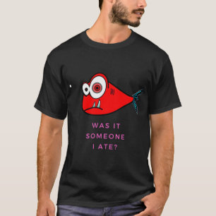 Camiseta Peixe, peixe doente tee, piranha tee, peixe comedo