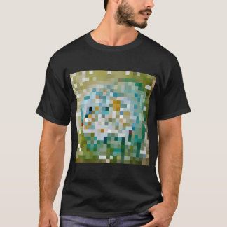 Camiseta Peixe pequeno fofo em pixel