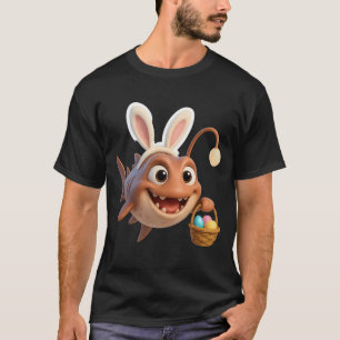 Camiseta Peixe-Pescador da Páscoa