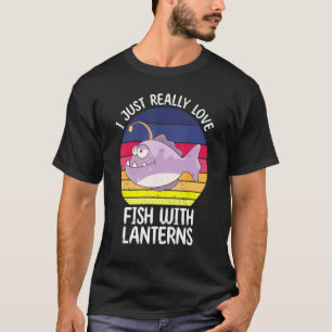 Camiseta Peixe-pescador para Peixes de Águas Profundas
