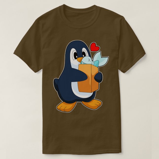 Camiseta Peixe pinguim (Frente do Design)