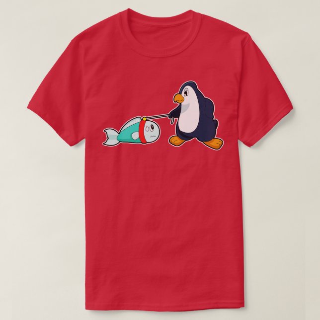 Camiseta Peixe pinguim 2 (Frente do Design)