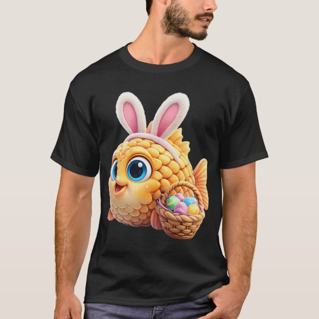 Camiseta Peixe Pinha de Páscoa 1 (Frente)