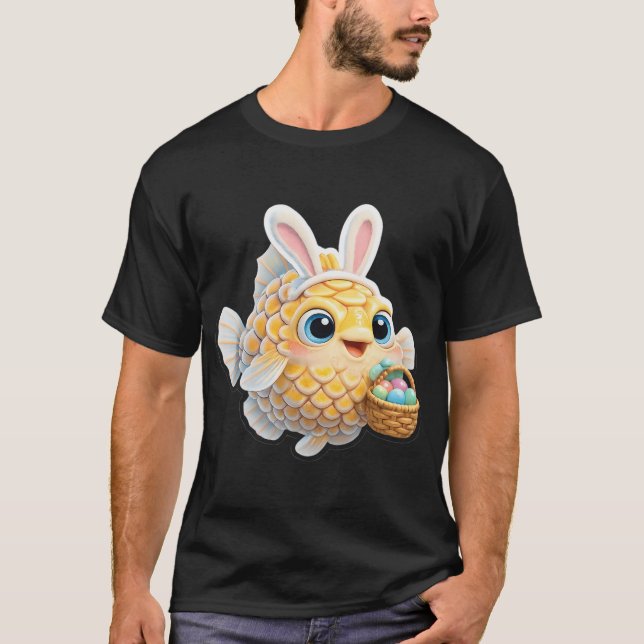 Camiseta Peixe-Pinha de Páscoa 2 (Frente)
