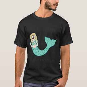 Camiseta Peixe Psicodélico Em Um Recife De Coral Tropical